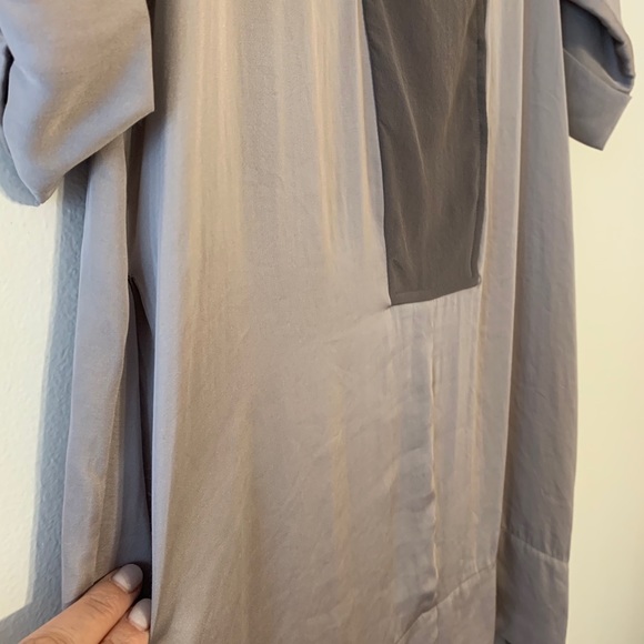 BCBG MaxAzria RUNWAY Gray & Pink Shift Dress Sz S - Picture 6 of 13